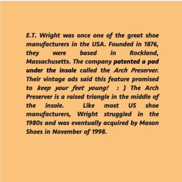 Vintage E.T. Wright Mahogany Longwings, Size 11 A - Picture 9 of 9